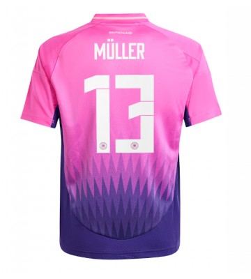 Tyskland Thomas Muller #13 Bortatröja EM 2024 Kortärmad